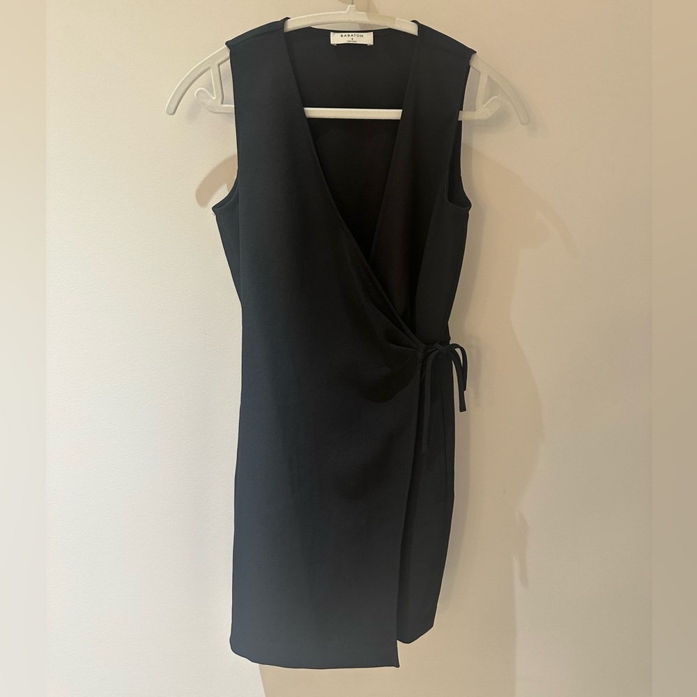 Aritzia | Babaton Sigge Wrap-Front Romper Rare Black